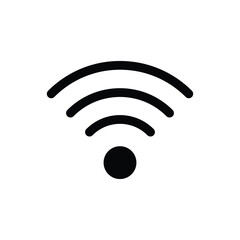 Wireless and wifi internet icon, Wifi internet access connection symbol, Wifi  sign for remote internet access.