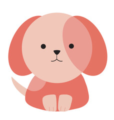 シンプルなイヌ