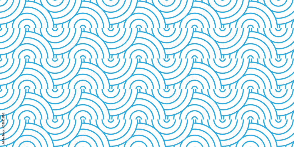 Poster overlapping pattern minimal diamond geometric waves spiral transparent and abstract circle wave line