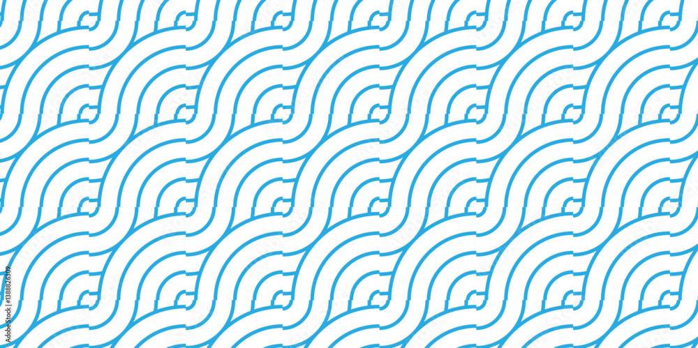 Poster overlapping pattern minimal diamond geometric waves spiral transparent and abstract circle wave line