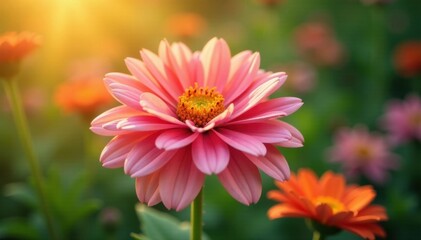 Vibrant summer bouquet, close-up Sunlit petals , bridal bouquet, day, happiness