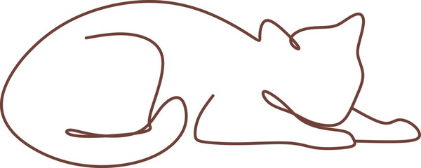 Cat Line Art