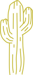 Hand Drawn Cactus