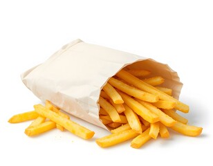 Small size French fries with paper wrap