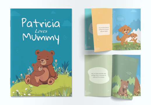 Kids Book Magazine Layout