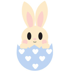 Wombat, Easter, bunny ears, eggs, basket, heart, cute, cartoon, holiday, spring, festive, pastel, kawaii, animal, marsupial, greeting, celebration, design, graphic, illustration