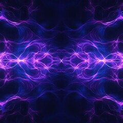 Obraz premium Abstract background featuring glowing purple