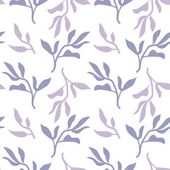 Vector pattern of fabric, wallpaper, wrapping paper, mats and bed sheets. Continuous and repeatable. Cute style. Designed with leaf, vine pattern.