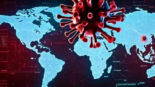 Global response to pandemic spread highlighted by maps and data visualizations of virus impact in various regions