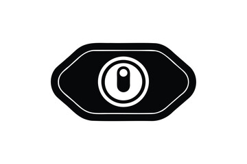 Obraz premium OnOff switch icon silhouette