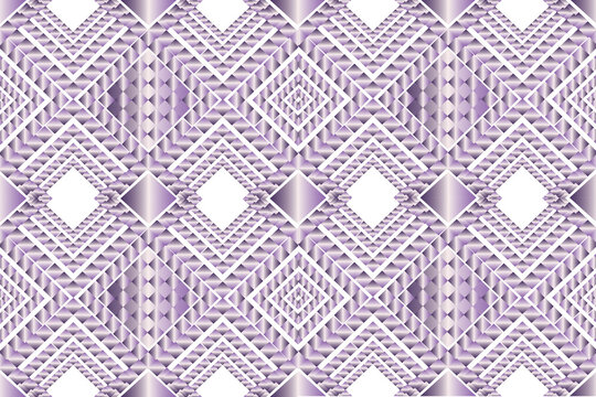 Shadow reflex on purple cubes seamless