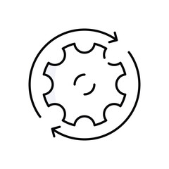 Process Vector icon
