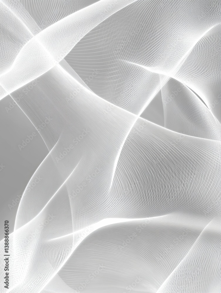Poster sleek geometric lines create a minimalist aesthetic on a soft gray background, portraying a modern d