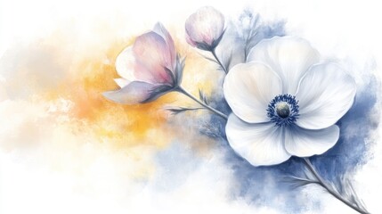 Sepiatone Floral Oil Painting with Palette Knife Texture and Rich Details in Soft Lighting - Aesthetic Chaos 15