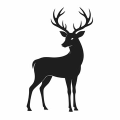 deer silhouette vector