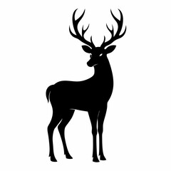 deer silhouette vector