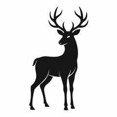 deer silhouette vector