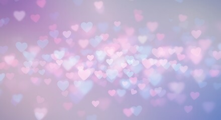 Pastel Heart Burst: Dreamy Bokeh Love AI Generated