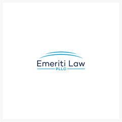 Professional Blue Law Firm Logo Design