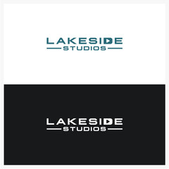 Modern Minimalist Lakeside Studios Logo Design