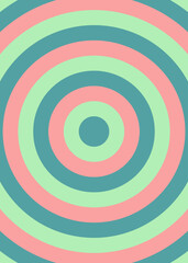 同心円のイメージ背景、円形ストライプ、渦巻き、縦向き