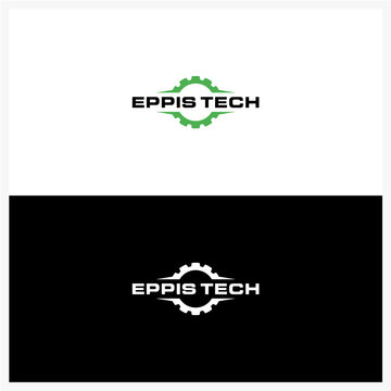 Industrial Gear Logo for Tech Company