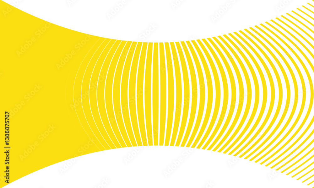 Aufkleber abstract transition from yellow squeeze line pattern.