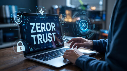 Zero Trust Security Implementation on Laptop Cybersecurity Strategy with Authentication, Authorization, and Continuous Verification for Data Protection