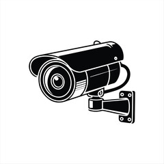 CCTV Security Camera Vector Illustration  Surveillance System Icon