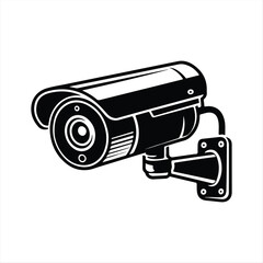 CCTV Security Camera Vector Illustration  Surveillance System Icon