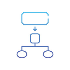 Obraz premium Algorithm Vector icon