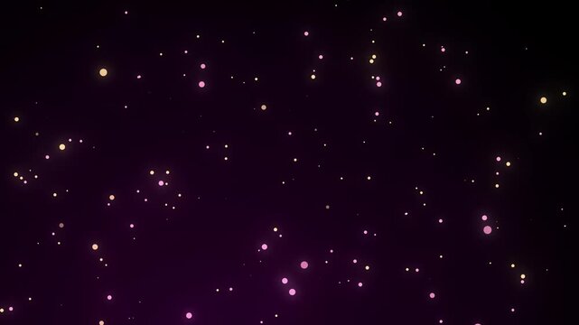Golden white glitter particles background with shining neon dust going up and light flare or glare overlay effect above for luxury premium product design or award template backdrop.