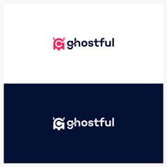 Creative Ghost Icon Logo for Branding