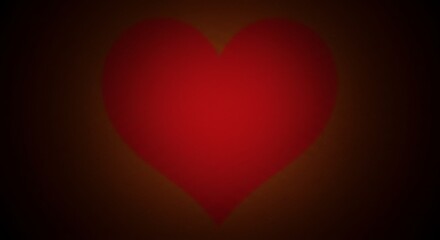 Crimson Heart: A Deeply Romantic Digital Art AI Generated