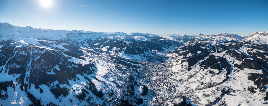 Haute Savoie : en montgolfi&egrave;re vue sur Meg&egrave;ve, Combloux et les Aravis 5