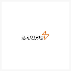 Modern Electric Innovation Logo Design Concept