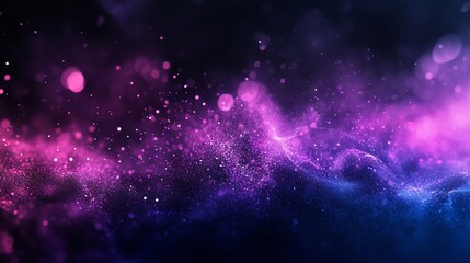 Obraz premium Dynamic flowing light waves abstract background in blue and purple with vibrant 3D rendered gradient and futuristic design