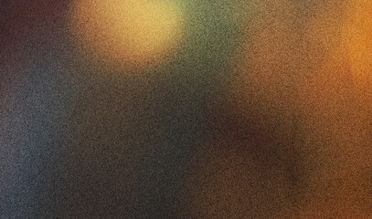 grainy colorful warm green orange light leaks on black background with dust texture. abstract damaged scratched retro film analog effect for using over photos as overlay or screen filter