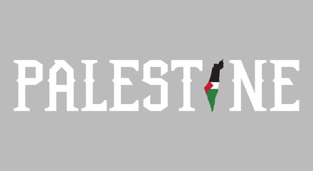 Palestine national flag vector illustration. Perfect for website design, app icons, logos, and UI elements. Palestinian official national flag.