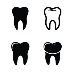 set of tooth icons