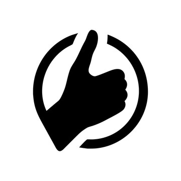 recommend clip art: 
                    OK Hand Gesture Vector Icon Symbol