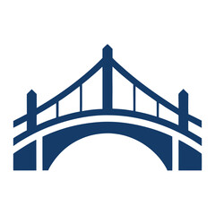 bridge logo design vector illustration