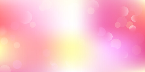 Abstract pink background with bokeh