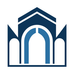 arch logo design vector illustration