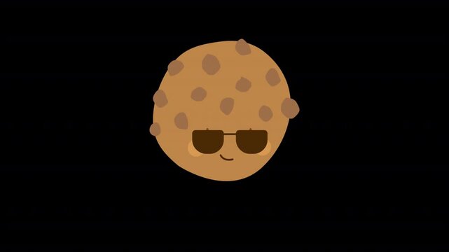 Funny cookies icon