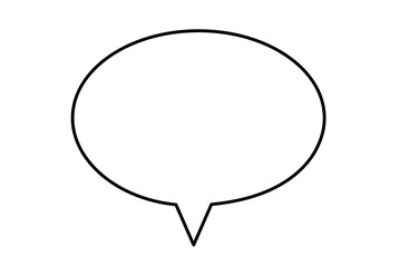 丸い吹き出し