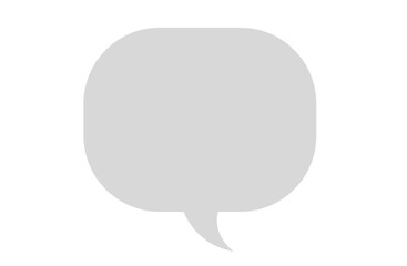 角丸の吹き出し