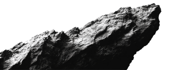 Asteroid's Rugged Surface