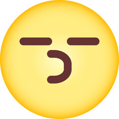 Naklejka premium Light understanding face