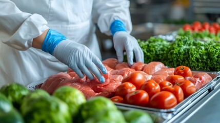 Food Safety Measures Ensuring Proper Handling, Temperature Checks, and Sanitation in Commercial Kitchen Environment